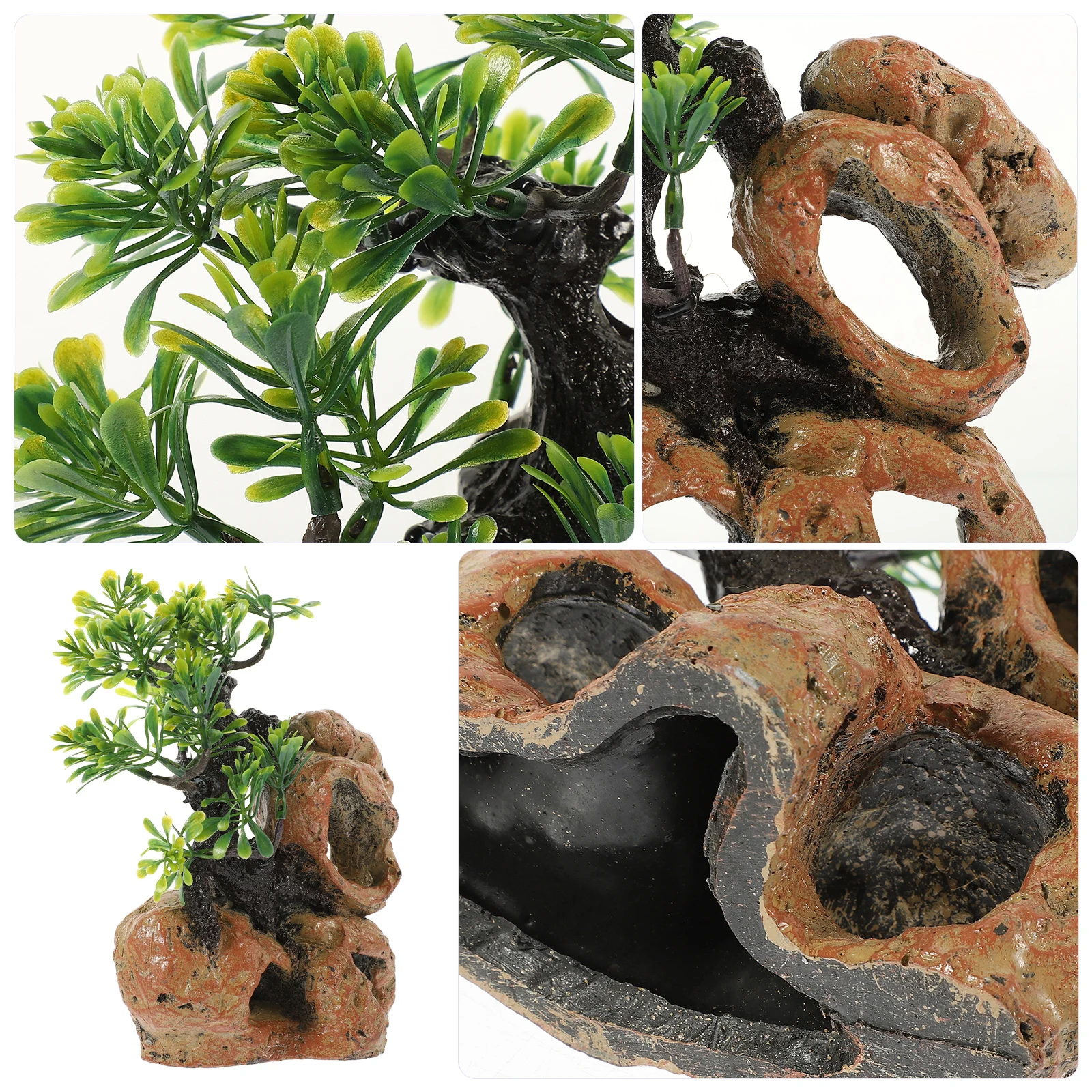 

Artificial Tree Branch Reptile Decorations Terrarium Snake Climbing Plant Wood Branches Twigs Fake Resin Branches Realistic