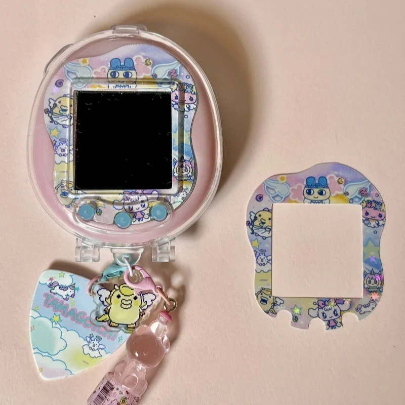 En stock Pegatinas oficiales de placa frontal Tamagotchi Uni: lindas, extraíbles y sin residuos, fáciles de aplicar y despegar, de moda