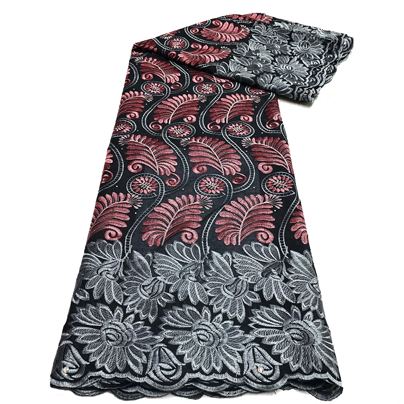 최신 프랑스 고품질 면 레이스 원단 다마스크 기퓌르 면 스위스 보일 레이스 파티 웨딩 드레스 여성용 5야드