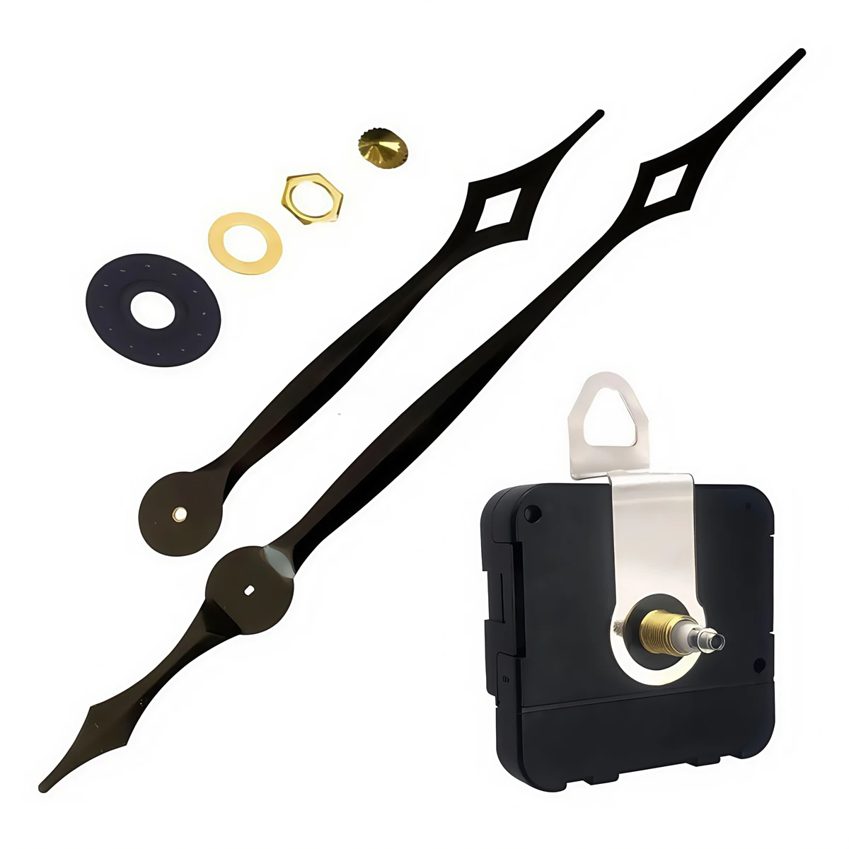 For Home Decor Clock Parts Kit Quartz Clock Mechanism 15mm Thread High Torque Clock Mechanism Decorative Mirror