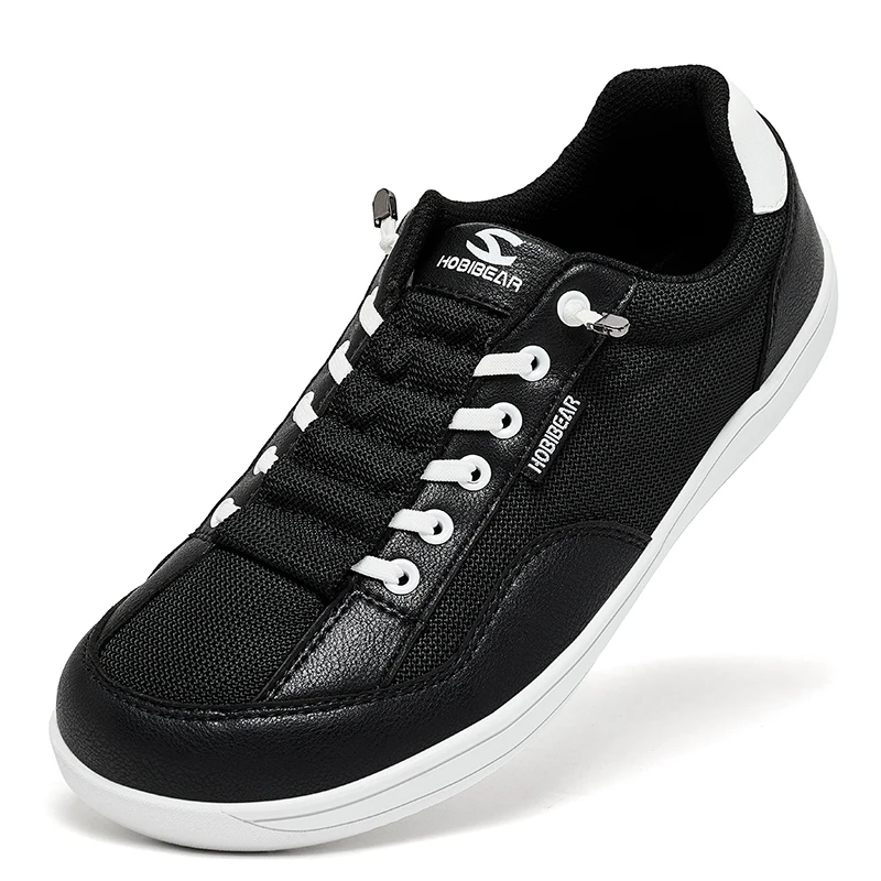 HOBIBEAR Barfußschuhe Slip On Sneakers mit breiter Zehenbox 4
