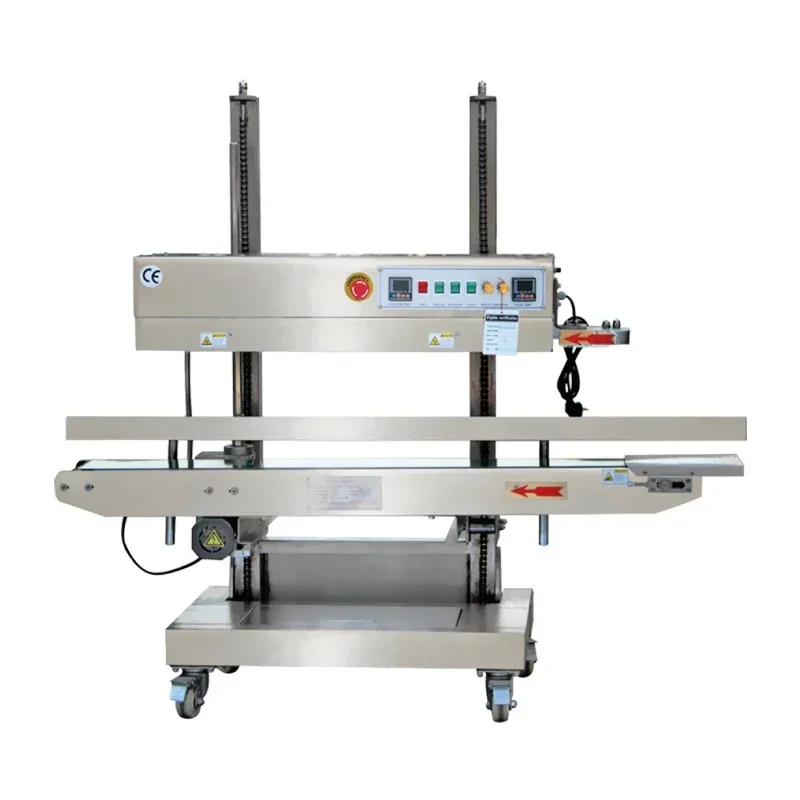 Vertical automatic continuous film large bag sealing machine