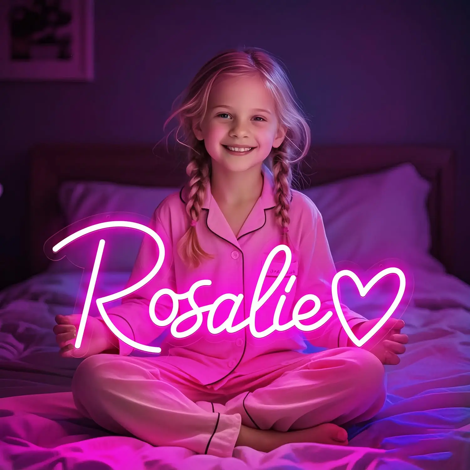 

Custom Name Neon Sign Baby Birthday Party Gift Kid Room Home Wall Decor Led Name Sign Dorm Room Decor Personalized Gifts for Her