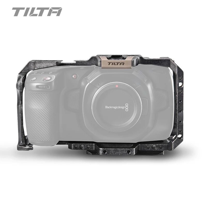 TA-T01-FCC Full Camera Cage for Black Magic Pocket Cinema Camera BMPCC 4K/6K Supports Ing Accessories(No Camera)