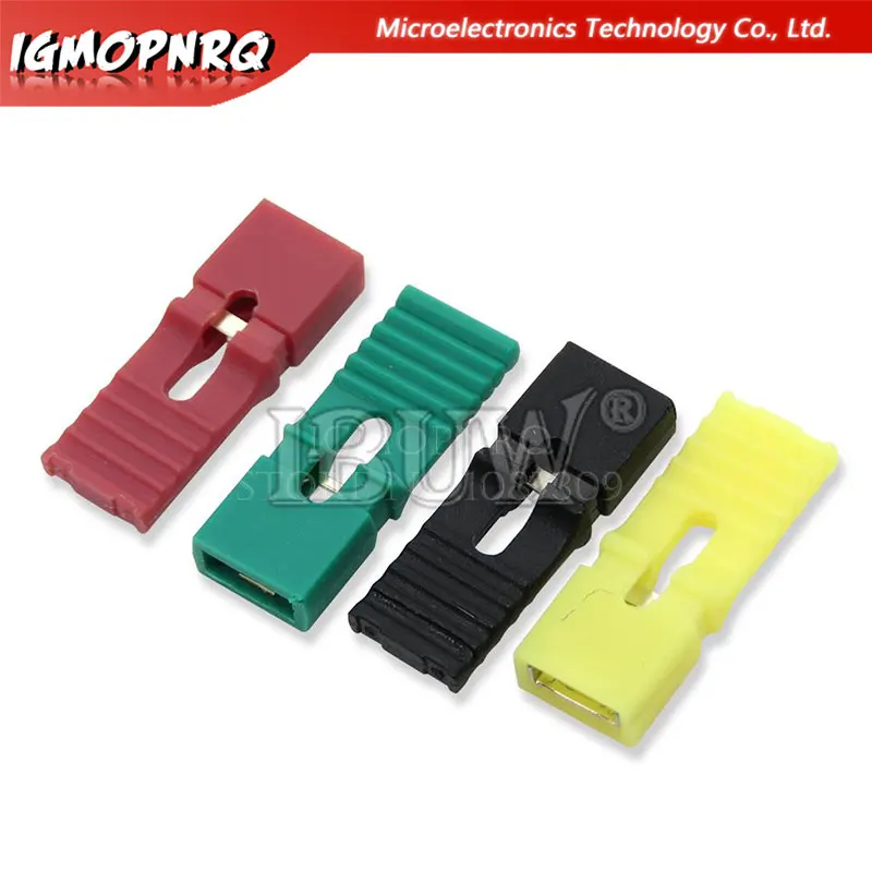 

100 шт., колпачки для перемычек, 2,54 мм