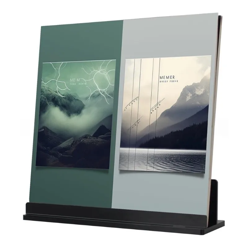 Vinyl Record Holder, Now Playing Record Stand For Tabletop Single Album Display For Record Player Accessories Lovers-AT20