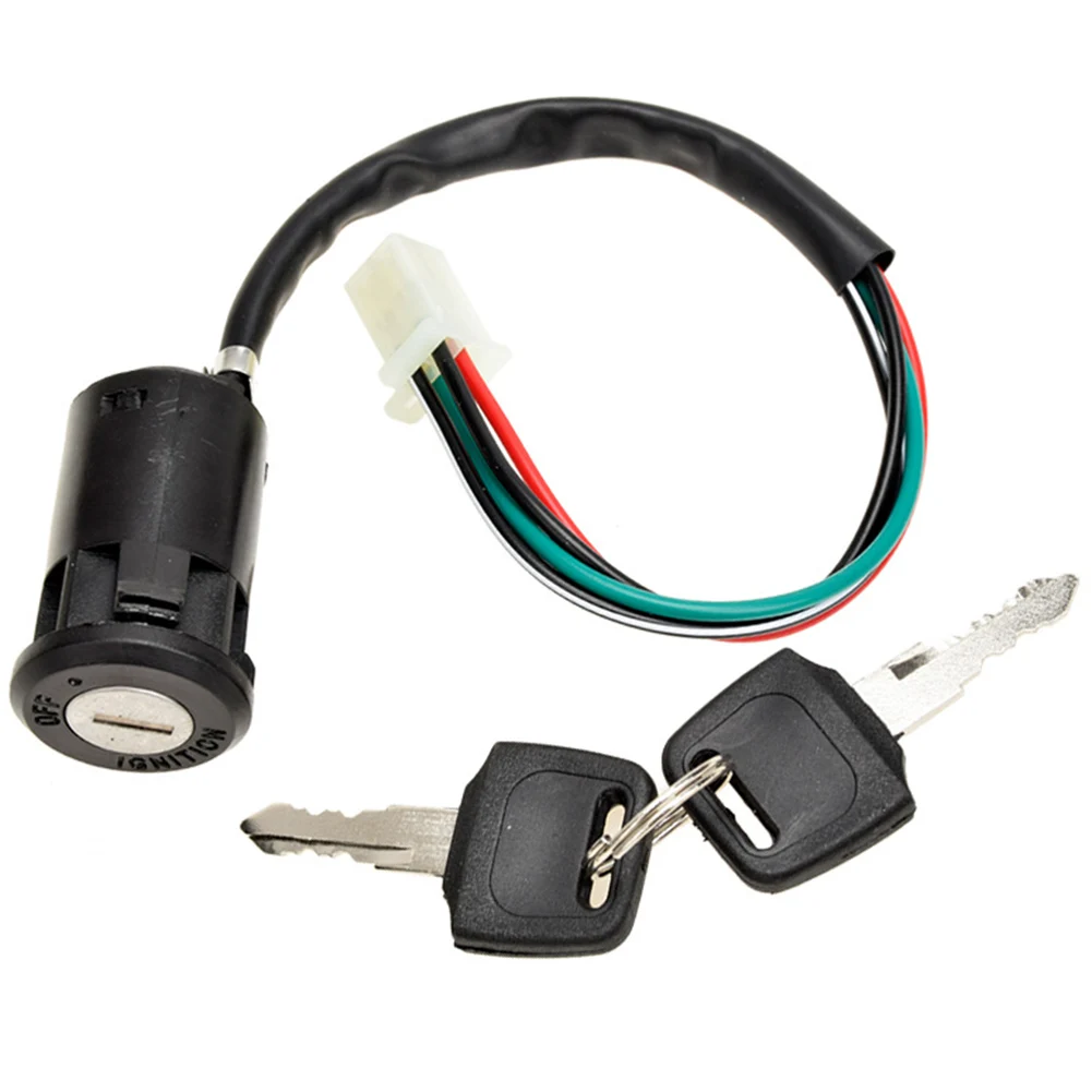 

Dirt Bike Switch Ignition Key Switch For Dirt Bike Maintenance Black ABS Easy Installation High Strength Vehicle