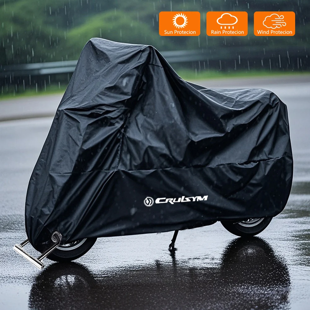 For SYM Cruisym 125 180 250 300 300I 250I 400 Cruisym125 Water Proof Outdoor Motorcycle Cover Rain Covers Protective Accessories