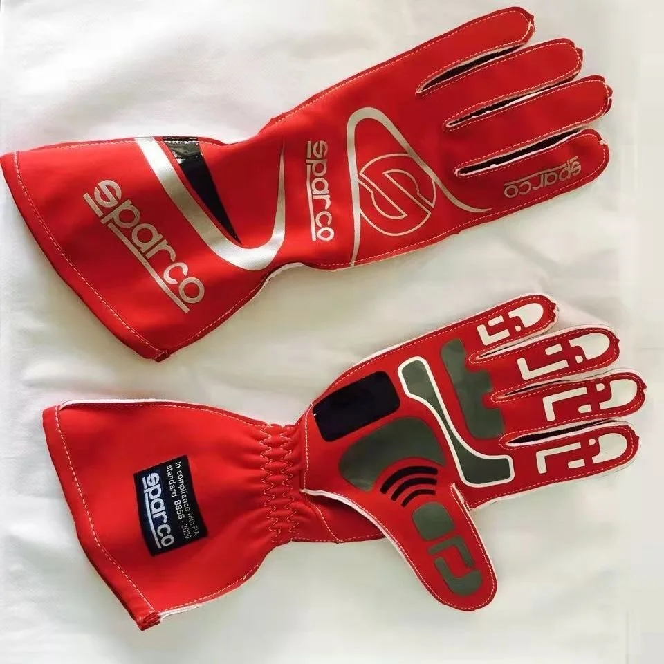 Sparco Professional Go‑Kart Racing Gloves Protective Karting Gloves With Waterproof Bag 3 Colors Available