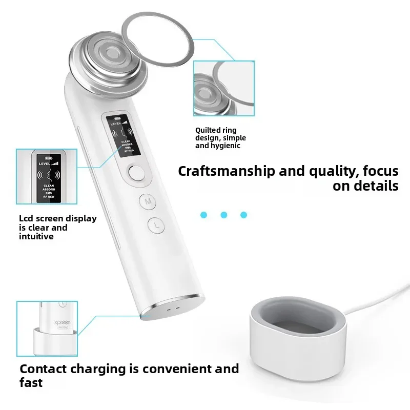 Microcurrent Beauty Instrument Introducer Facial Pulse Household Introduction Lifting Vibration Massage Multifunctional