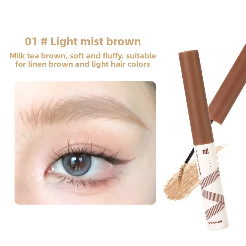 Pluma de tinte para cejas y pestañas, 3 colores, tinte rápido, Gel para tinte de cejas, crema para cejas, potenciadores de cejas, máscara XIXI, herramienta de maquillaje