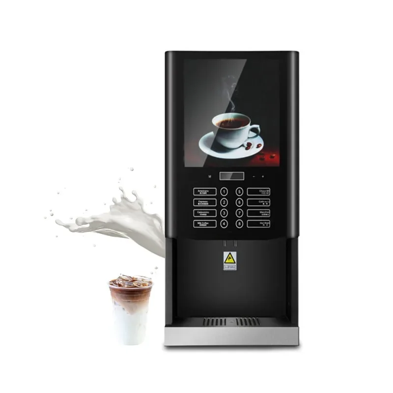 Automatic juice soy milk hot drink instant coffee, multi-functional coin-operated beverage machine c