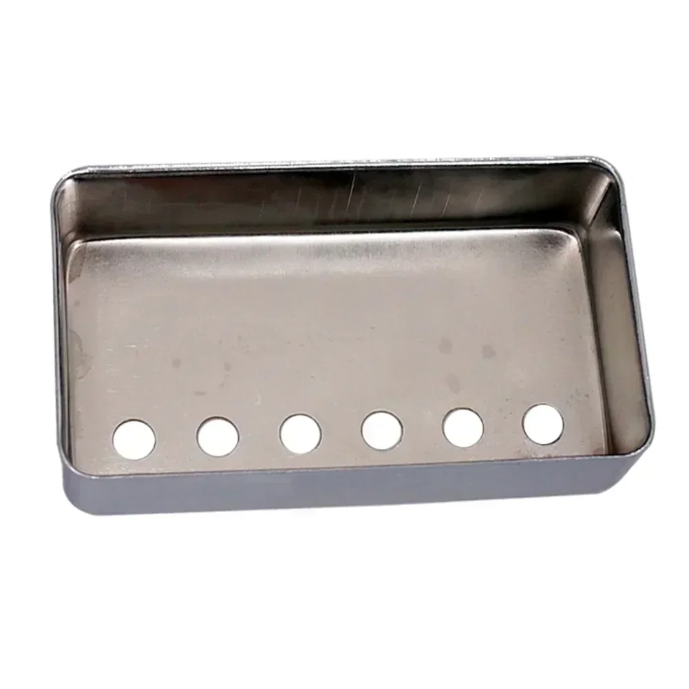 New Metal Humbucker Pickup Cover 50/52mm For LP Style Electric Guitar Silver Black Guitar Parts Musical Instrument Accessories