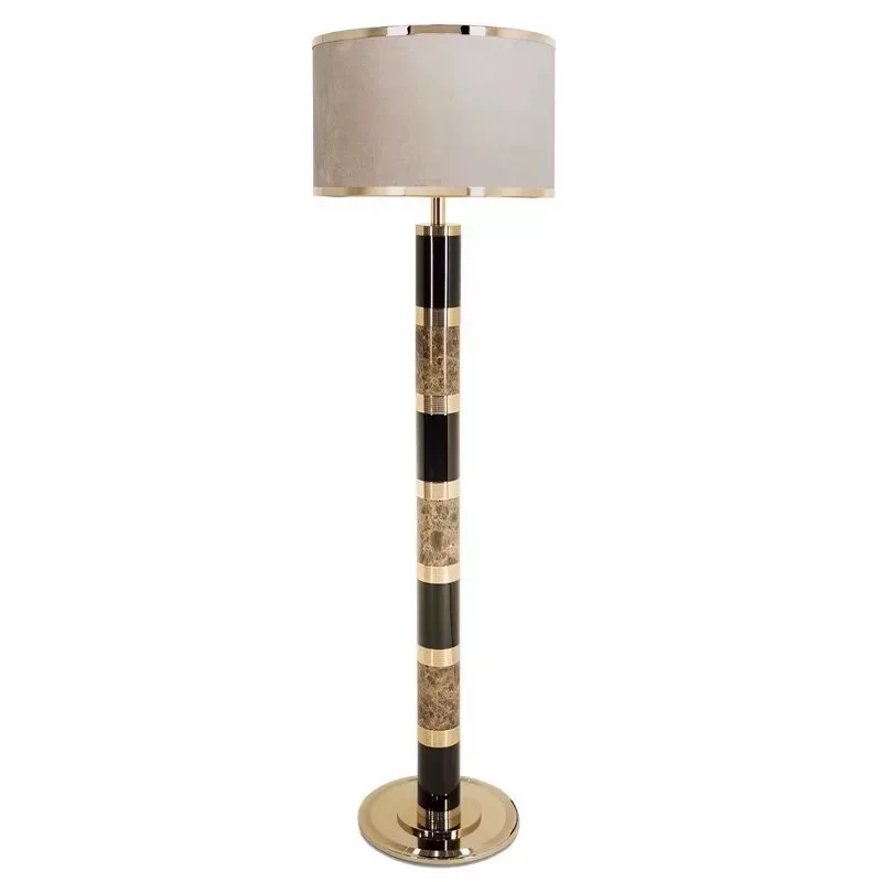 Modern light luxury marble floor lamp living room sofa next to bedroom study advanced desk lamp