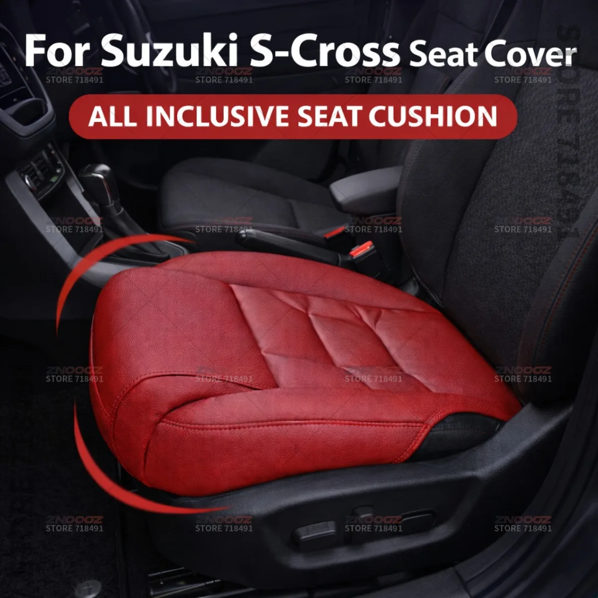 For Suzuki S-Cross Miata Car Seat Leg Support Extension Seat Cover Memory Foam Extender Cushion Interior Accessories