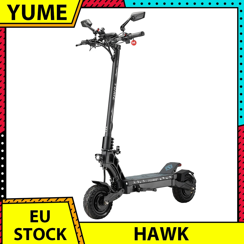 YUME HAWK Electric Scooter 10x3.15