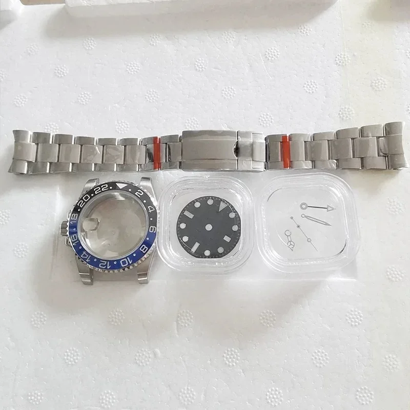 EW factory watch case set compatible with RX GMT 126710 Compatible with 3186 movement
