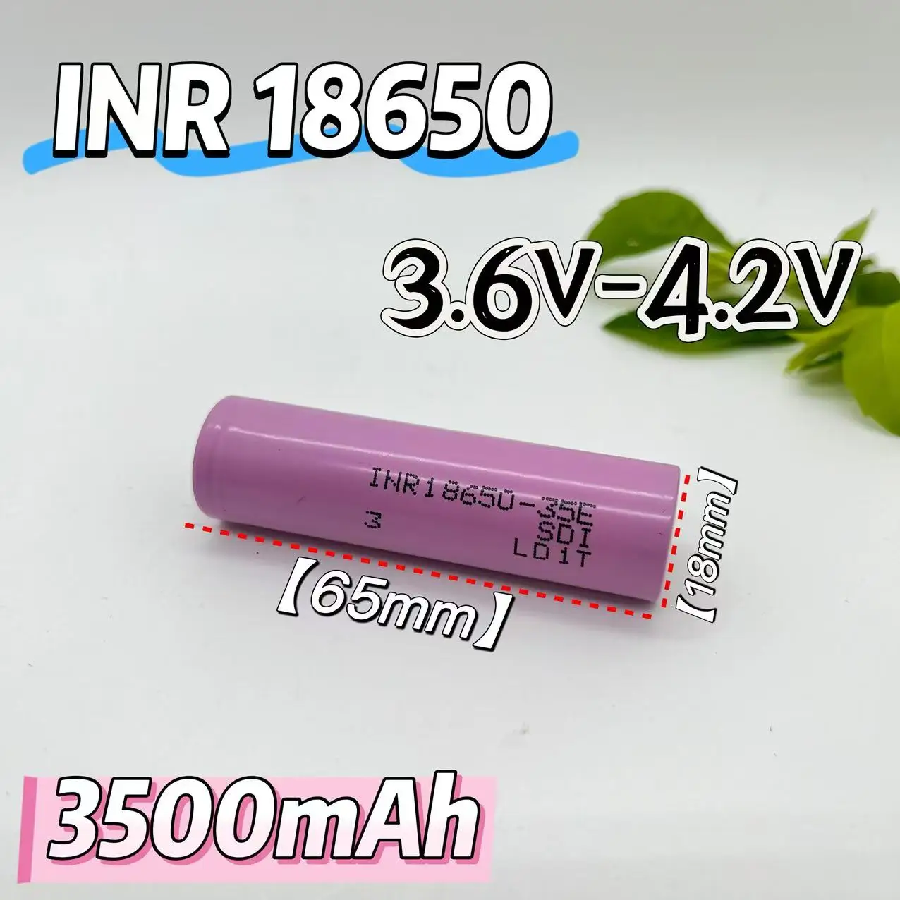 حزمة بطارية 18650 مللي أمبير/7000 مللي أمبير في الساعة عالية السعة (77.4 فولت، 12.6 فولت، 14.8 فولت، 18 فولت، 25.2 فولت، 29.6 فولت) لمفك البراغي 35E 🔋 #6