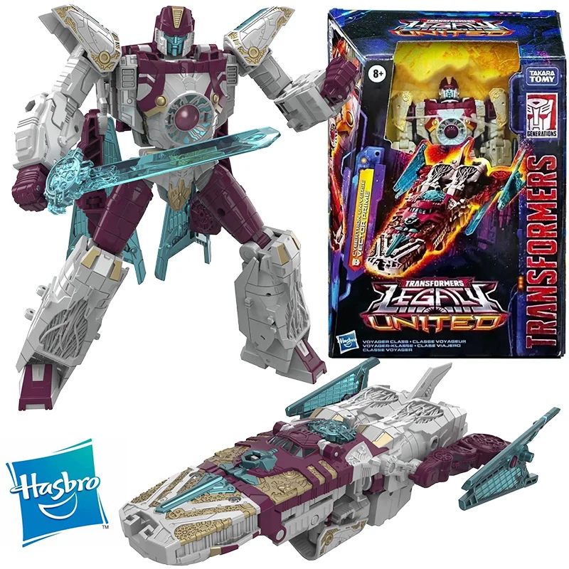 Hasbro Transformatoren Erfenis Verenigd Cybertron Universum Vector Prime Voyager Class Originele Actiefiguur Model Speelgoed Geschenkcollectie