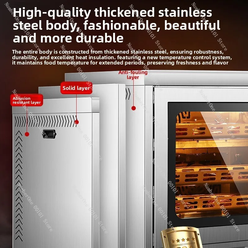Household multi-functional automatic pizza cake oven Commercial large-capacity large bread baking biscuit electric oven