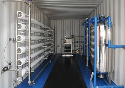 Portable container installation large reverse osmosis water filter system water purifier machine seawater desalination plant