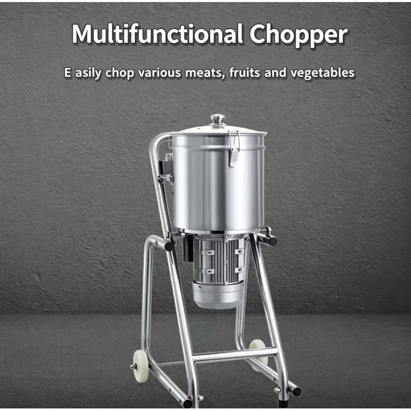 Heavy Industrial Food Processor 1.8KW | High Power Electric Chopper for Meat Fruits Vegetables | Commercial Grade
