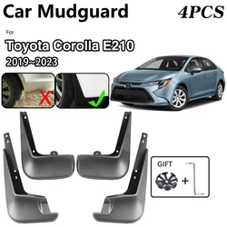 For Toyota Corolla 2020 Accessories E210 2019~2023 4x Car Mudguards Baking Paint MudFlaps Fender Protect Mud Guards Splash Flaps