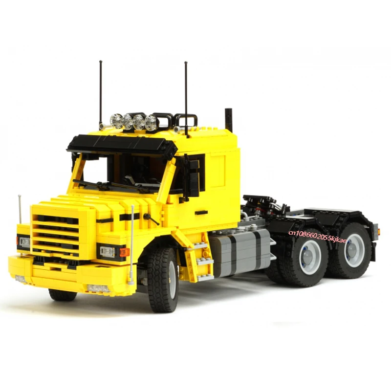 2465PCS MOC RC 1:17 Scale Euro 6X4 Engineering Container Truck Trailer model DIY creative ideas Child Toy Gift Technology Blocks