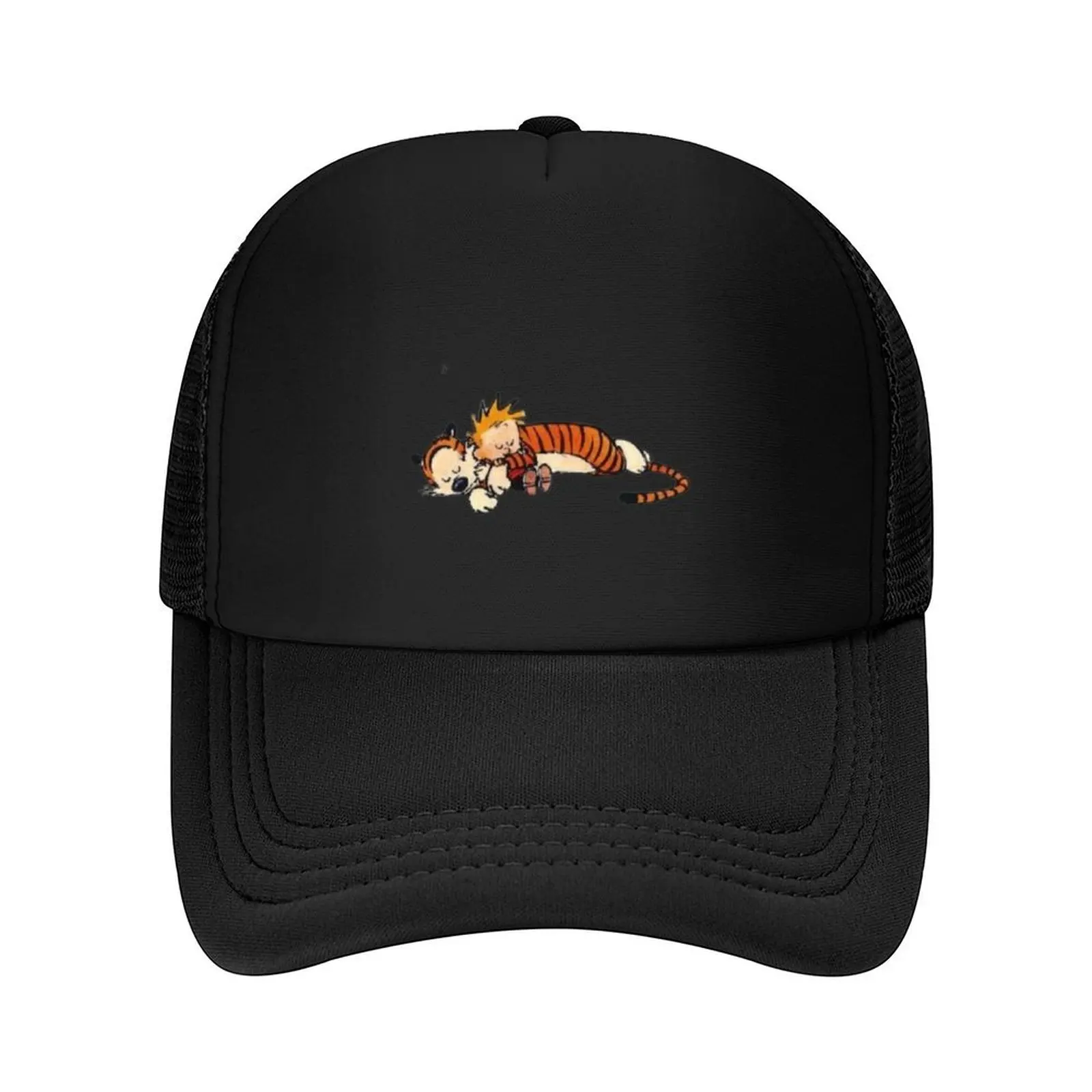 

Calvin and Hobbes Sleepy Time Baseball Cap fishing hat Snapback Cap Icon Luxury Cap Golf Men Women's