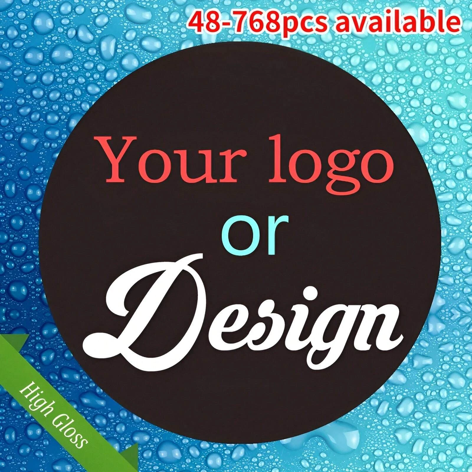 3CM Customize Your Event With Personalized Stickers Perfect For Weddings, Birthdays, Baptisms. Design Your Own Unique Stickers