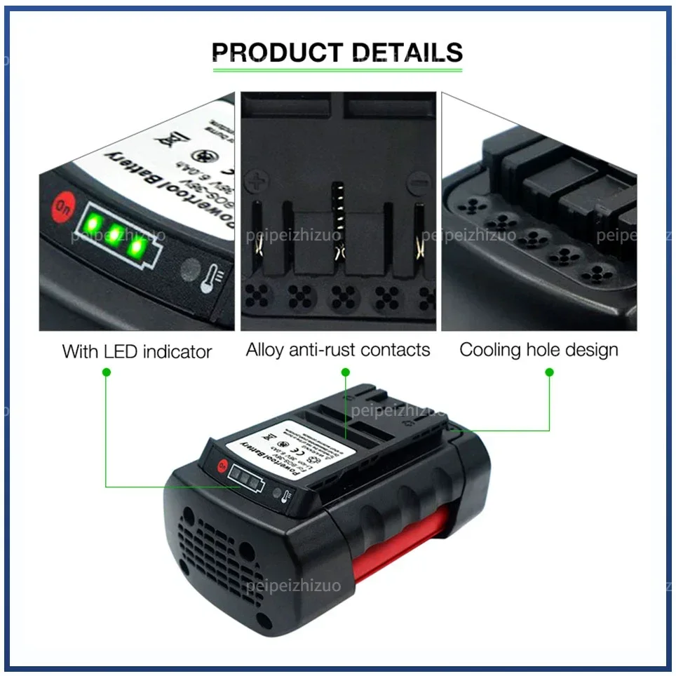 For Bosch 36V battery 6000mAh 8000mAh 9000mAh BAT4030 BAT4040 BAT4050 BTA4060 Li-Ion Battery