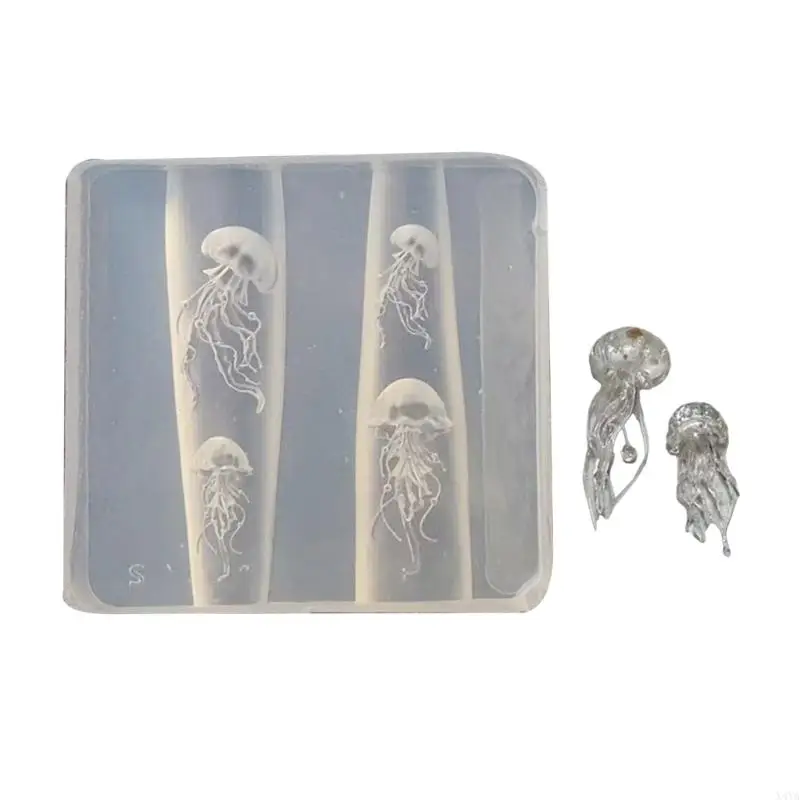 

X4YA формы для дизайна ногтей, силиконовые шаблоны, инструмент для дизайна ногтей, форма медузы, силиконовые формы ручной для