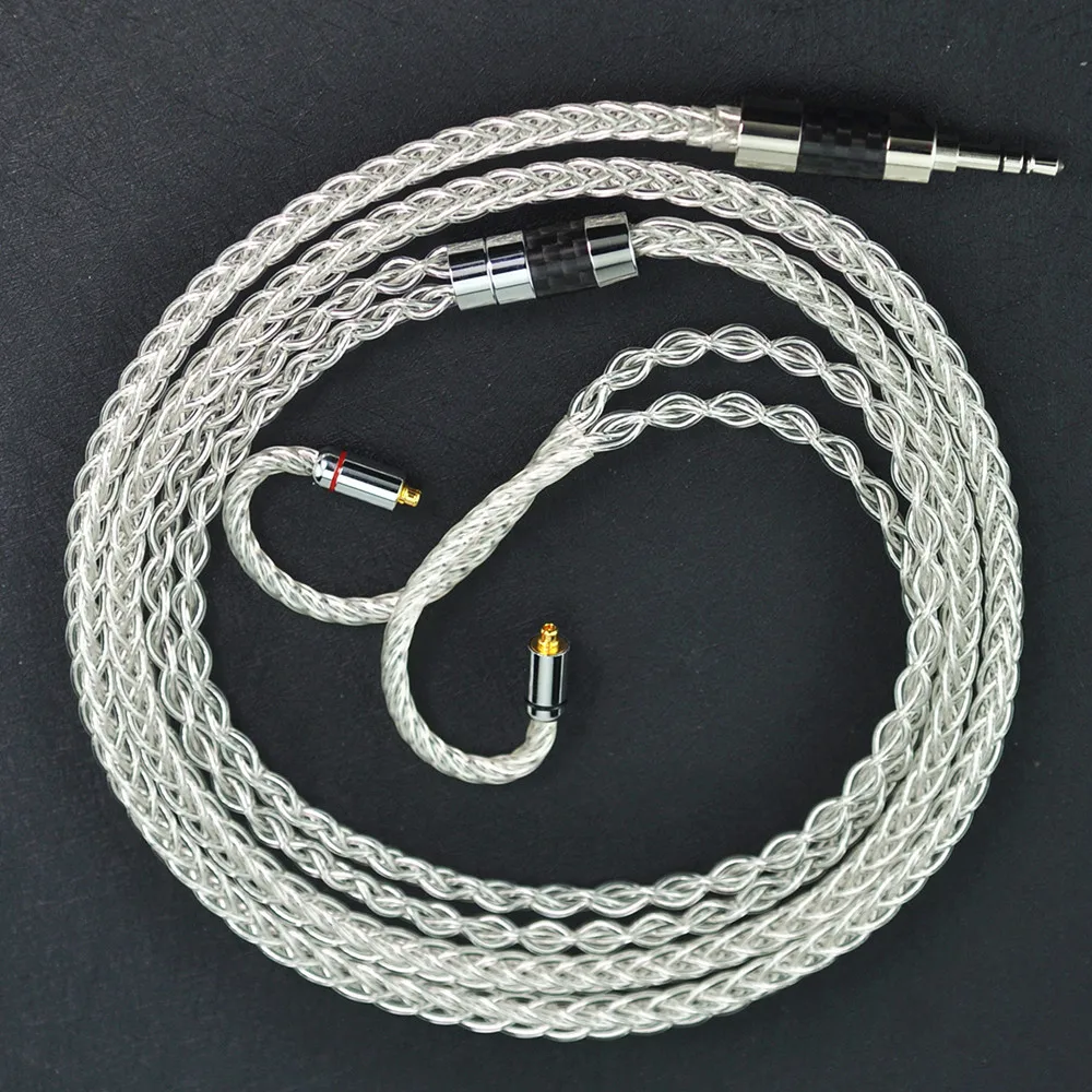 8-core 5N pure silver MMCX 0.78 black Oriole Xie LAN figure 2.5 balance 4.4 headset upgrade cable