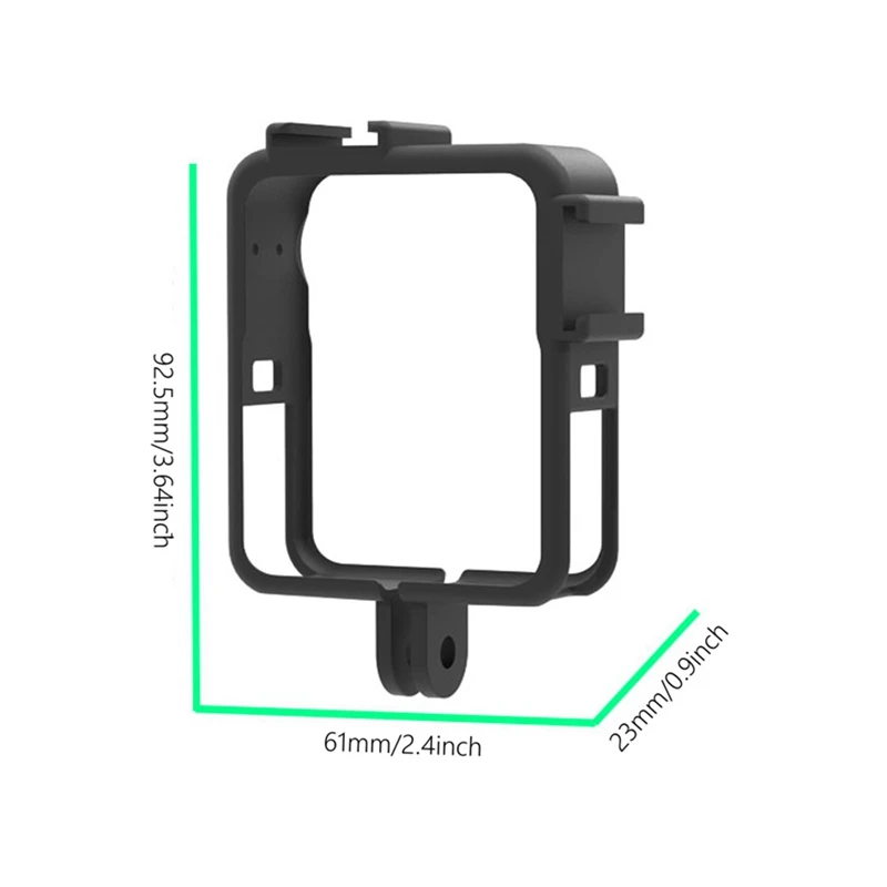 para-nano-quadro-protetor-caso-panoramico-acao-camera-gaiola-borda-para-nano-esportes-camera-acessorios