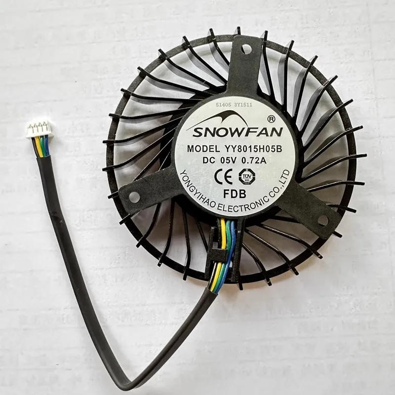 

Новый YY8015H05B WSA08015F05H 5 В 0,72 А для охлаждающего вентилятора процессора, 1 шт.