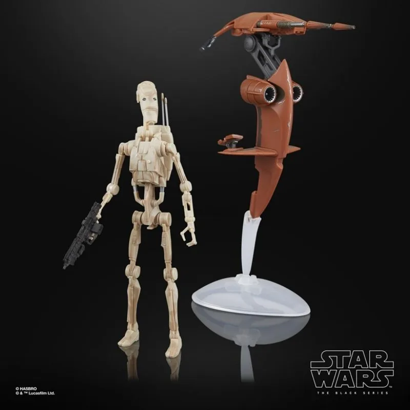 Genuine Hasbro Star Wars The Black Series STAP and Battle Droid 6 Inch Collectible Model Toy Action Figure in Stock view 3