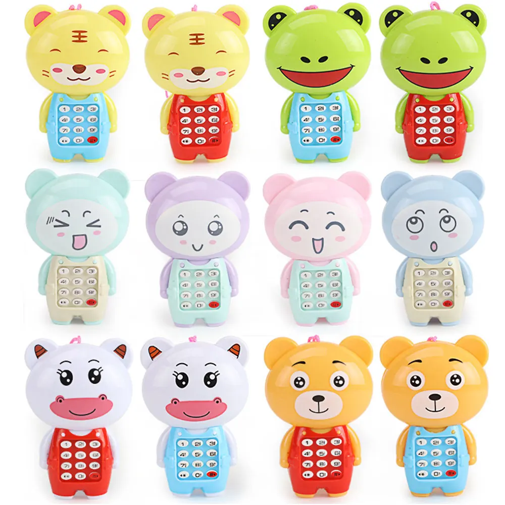 Baby Phone Toy Music Sound Telephone Mini Cute Children Phone Toys Simulation Phone Kids Infant Early Educational Toy Kids Gifts