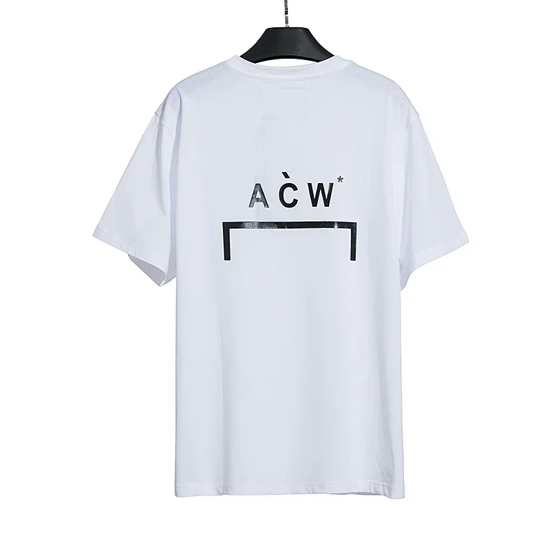 Pattern Casual Couple T Shirts A-COLD-WALL Short Sleeve Men Woman Crewneck All-match Top Tees