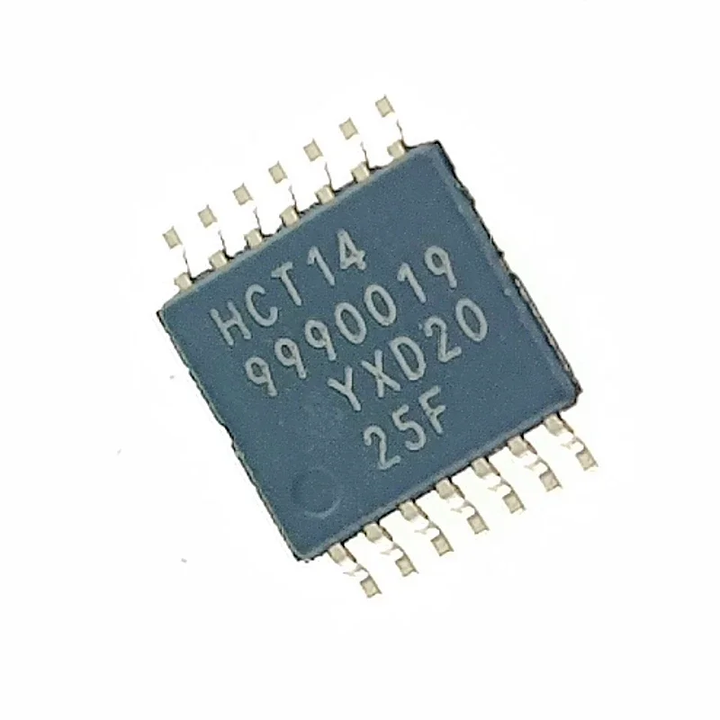 10PCS/LOT NEW ORIGINAL 74HCT14PW Silkscreen HCT14  TSSOP14 Logic - Buffer Driver Brand New Original