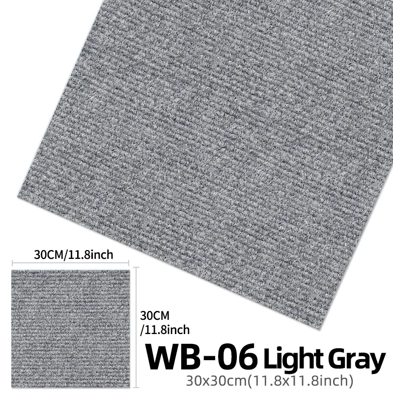 NONE 20 Pieces Carpet Floor Tile Sticker Multicolor 3