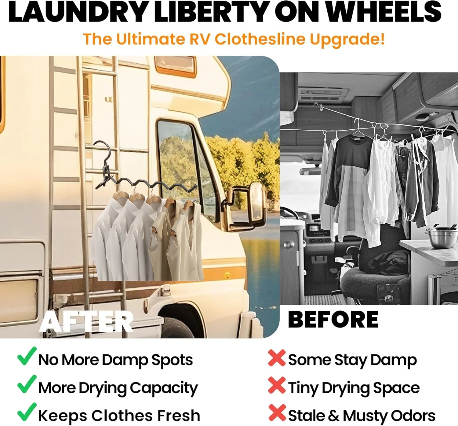 RV طوي الملابس تجفيف الرف المحمولة التخييم في الهواء الطلق الغسيل المنظم ل سلم قوارب مقطورة معدات التخييم متنقل قافلة #6