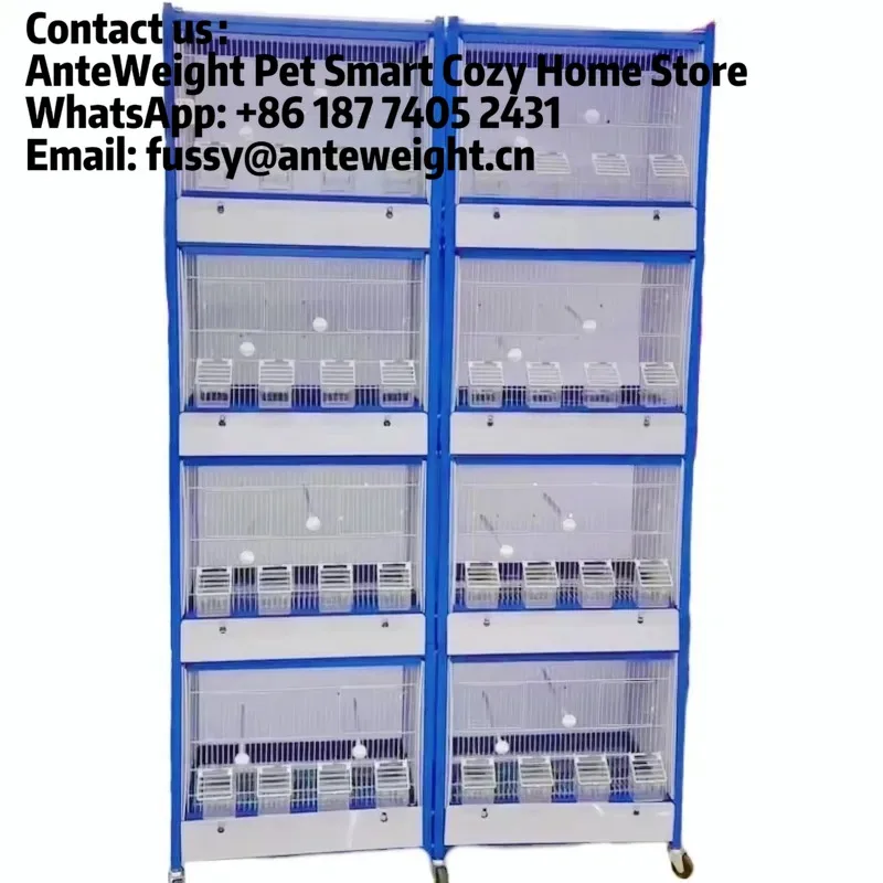 

2026 Quadruple Splicing Bird Cage-108*35*178.5cm Large Parrot Cage-pet Bird Cage-expandable Splicing Design
