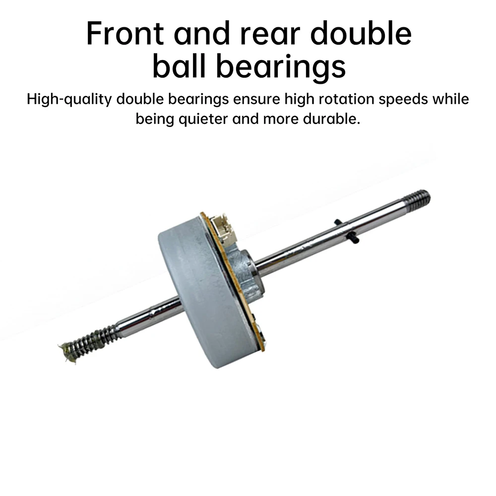 DC9-28V Bürstenloser Motor 28W 1450 U/min Schwenkkopf-Lüftermotor Geräuscharm Doppellager Tischventilator Wandmontierter Lüftermotor – Detail 25