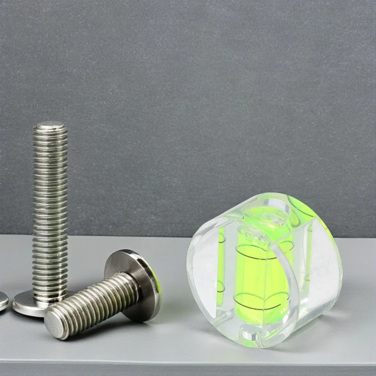 Mini Acrylic Leveling Device Foldable Camper Bubble Construction Tool Measuring Instrument Level Round Stair Gauge