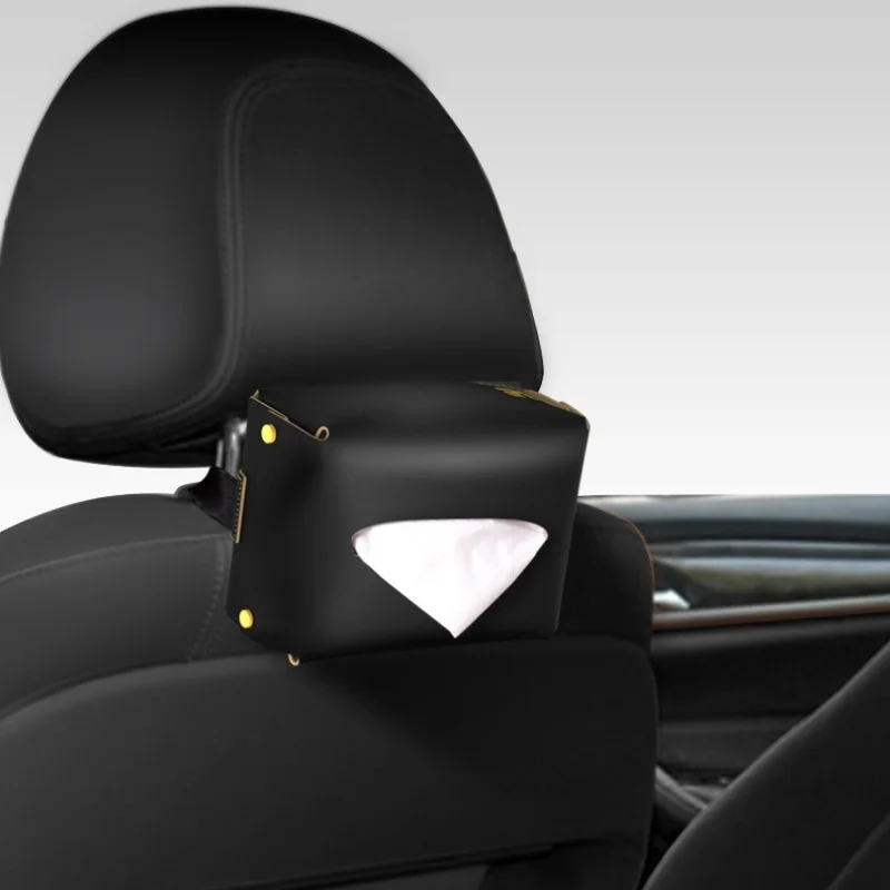 

Multi-functional car tissue box and in-car supplies