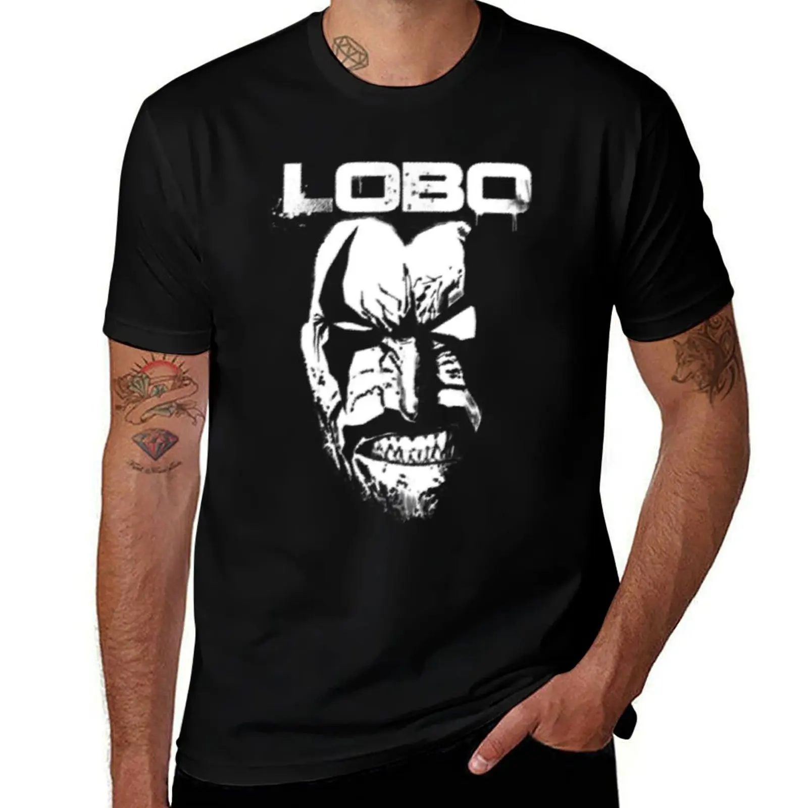 

Lobo Classic T-Shirt man t shirt cotton man t shirts for men casual T-Shirt