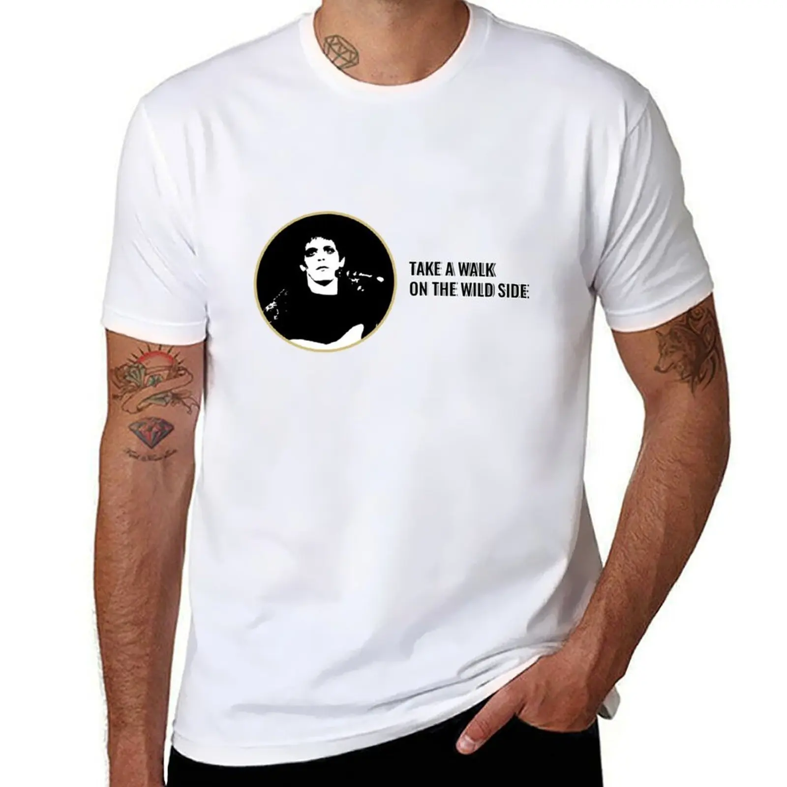 

Lou Reed Take a Walk on the wild side T-Shirt man t shirt heavy cotton man t shirt summer man t shirts cotton T-Shirt