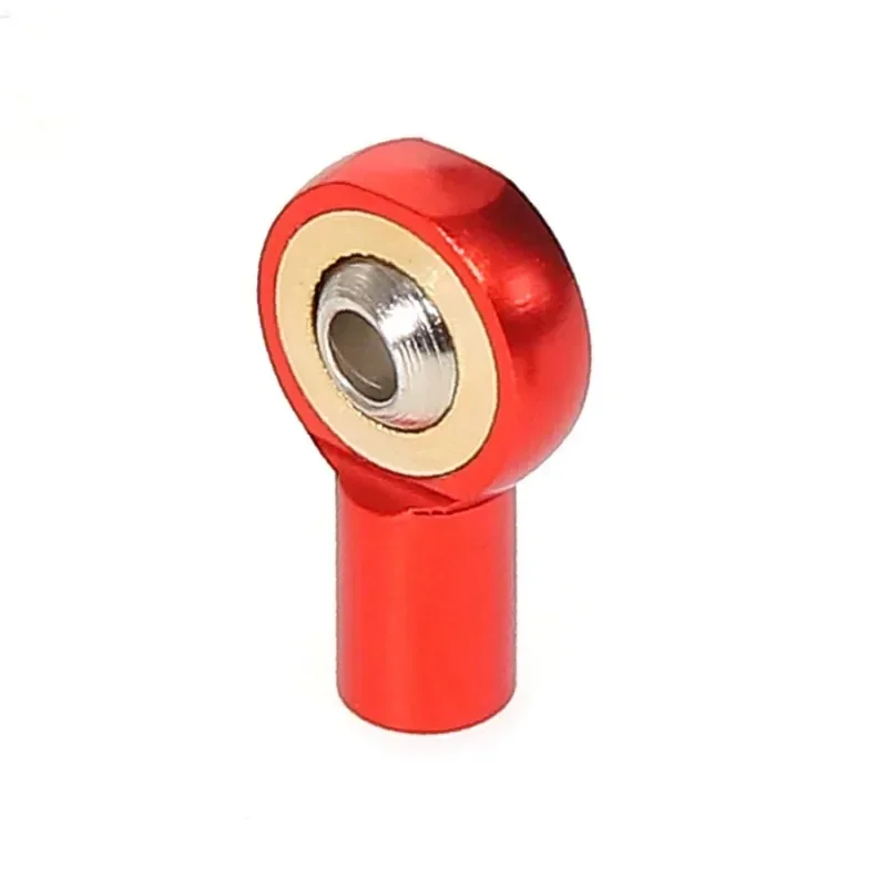 10 Uds. De aleación de aluminio M2.5, extremo de varilla, cabeza de bola, soporte de juntas, amarre, tornillo de mano derecha para modelo RC, coche, barco, avión, camiones