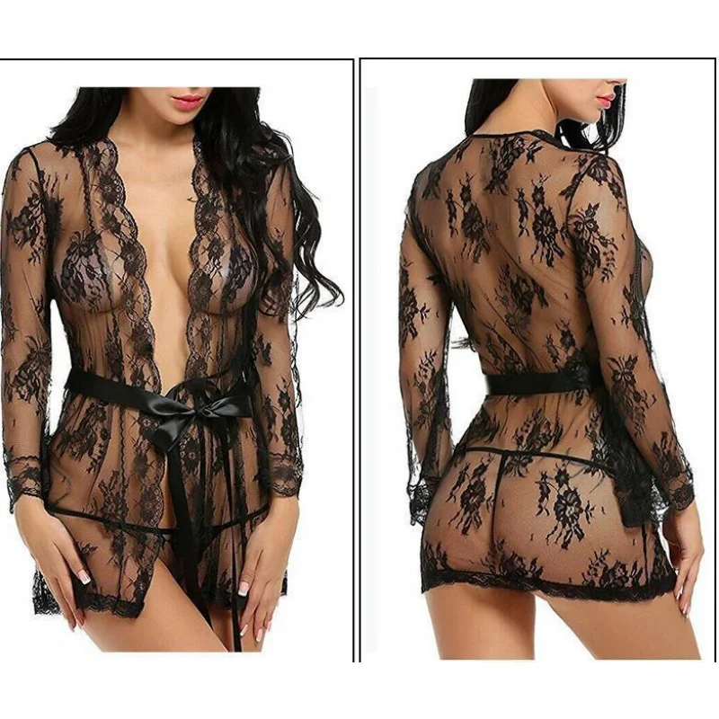 A31 transparente para mulheres roupa interior erótica quente sexy traje renda aberta virilha conjunto bodysuit lingerie tentador o sexo oposto