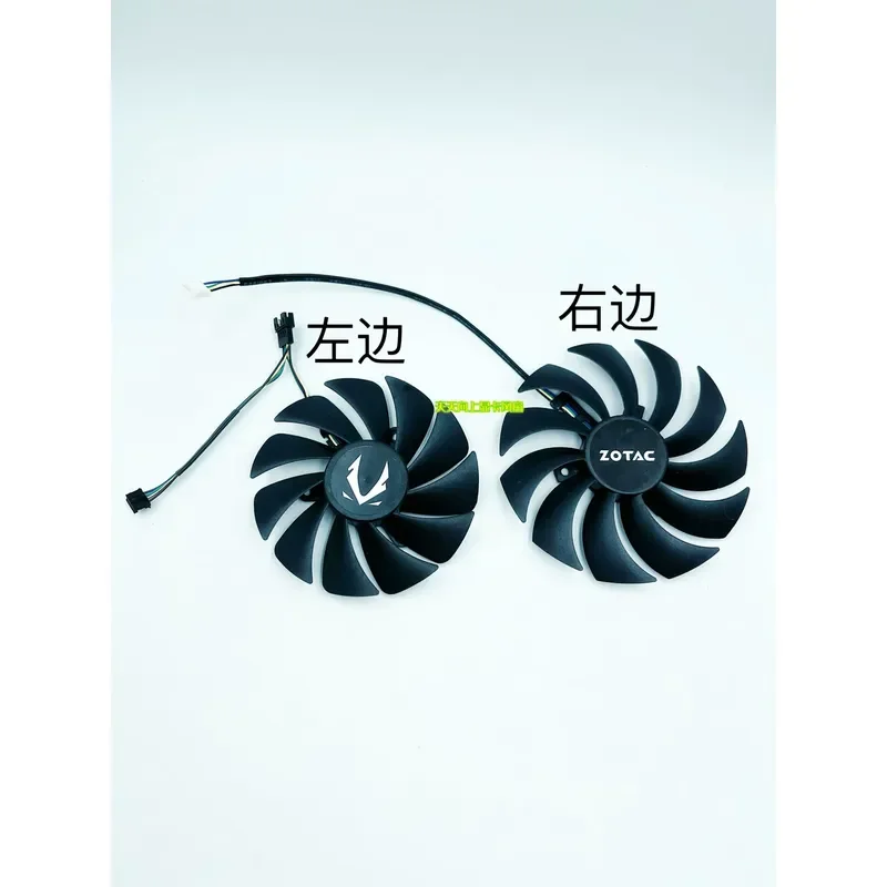 for ZOTAC RTX3070 8GB Twin Edge Graphics Card Replacement Temperature Controlled Cooling Fan